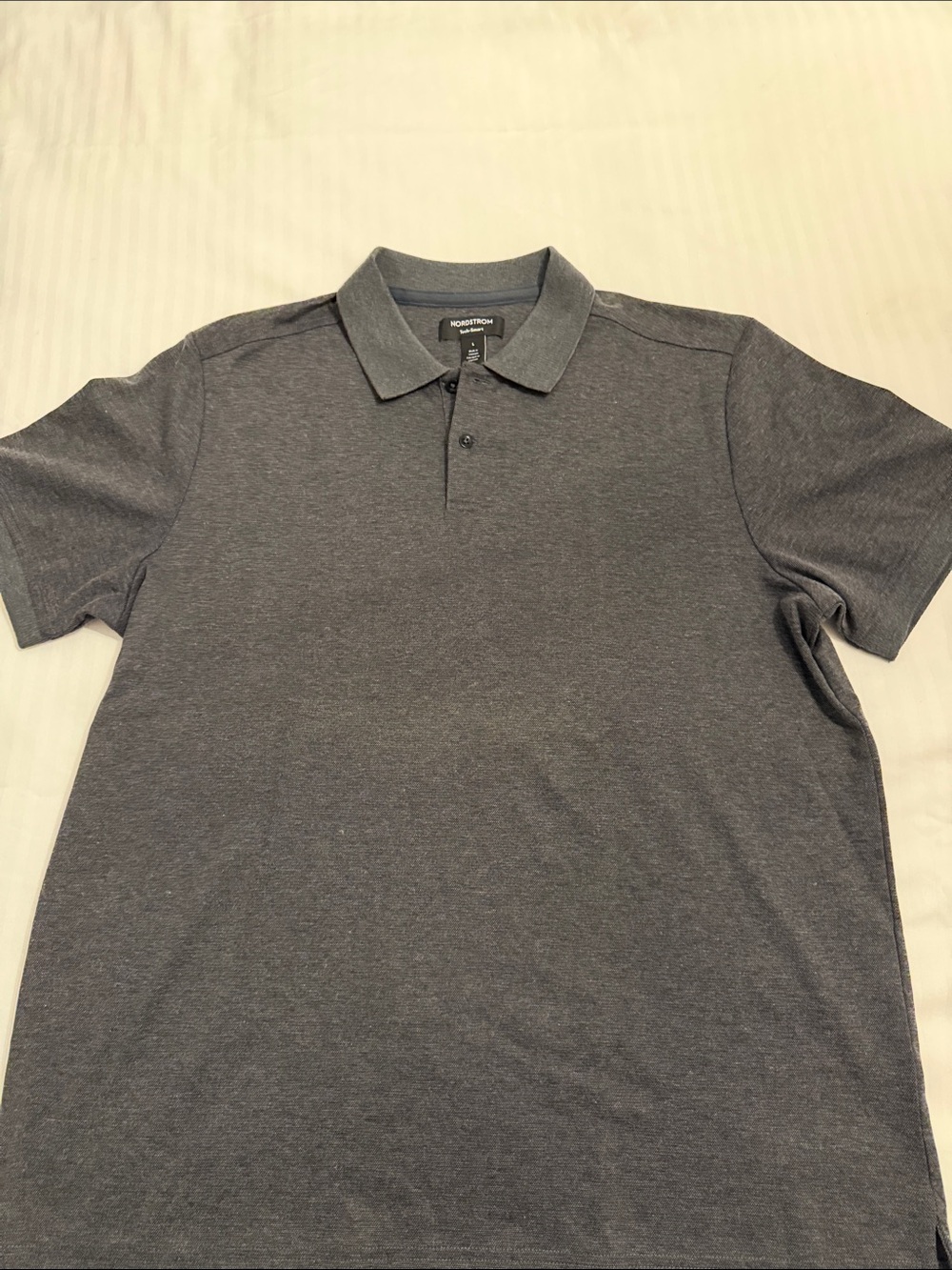 Nordstrom Men’s Dark Heather Gray Polo